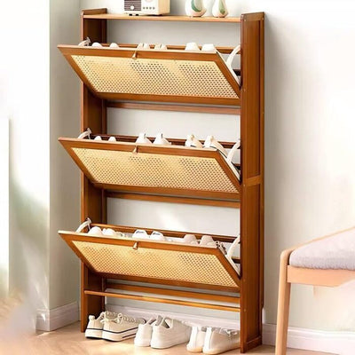 Freestanding Shoe Rack, Narrow Shoe Rack Organizer Shelves durable