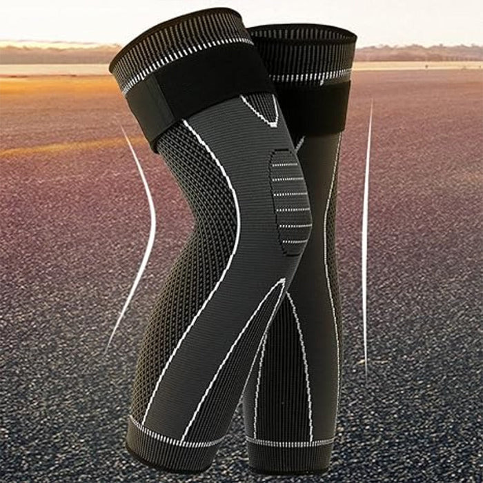 Full Leg Sleeve For Complete Knee Protection Sleeve - Suitable For Hiking, Cycling, Running &amp; Sports