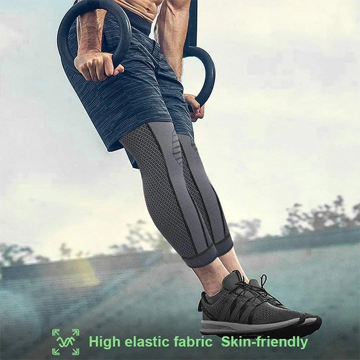 Full Leg Sleeve For Complete Knee Protection Sleeve - Suitable For Hiking, Cycling, Running &amp; Sports&  skin friendly