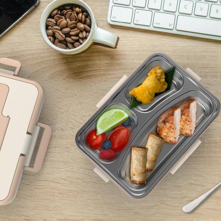 GLB-05 Electric Lunchbox heats food to 50°C in 10-15 minutes, offering 850 ml capacity Portable Handle

