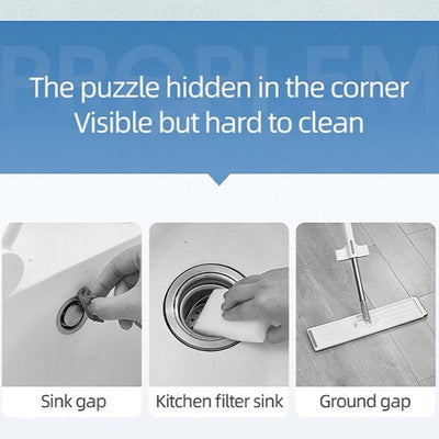 Gap Cleaning Brush, Narrow Joints Scrubber Stiff Bristles Crevices Cleaner hard to clean