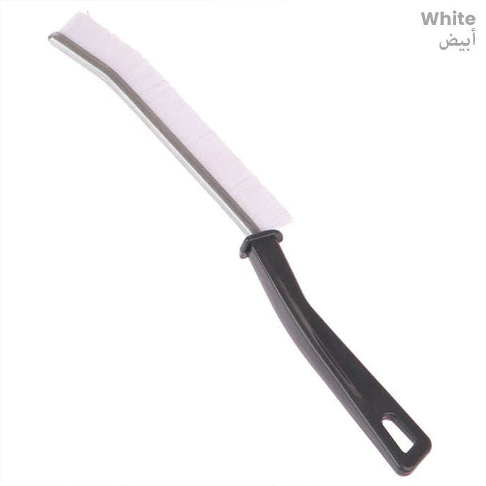 Gap Cleaning Brush, Narrow Joints Scrubber Stiff Bristles Crevices Cleaner white