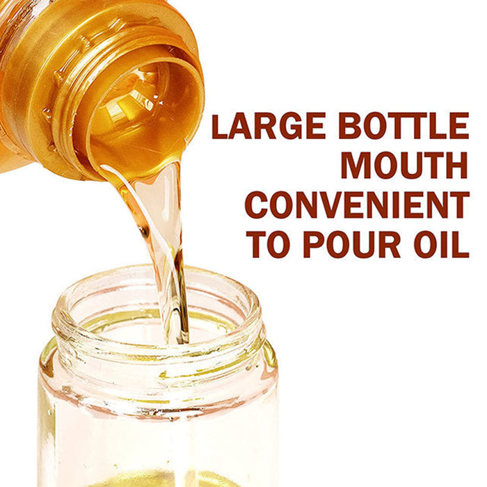 Glass Oil Dispenser Bottle With Silicone Brush 2 In 1 Bottle for Kitchen Cooking convenient to pour oil 