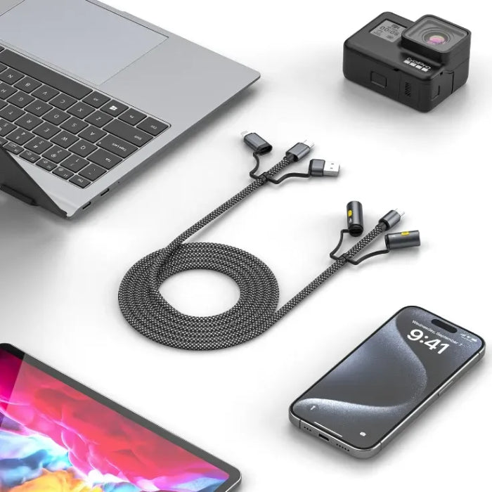 LED light Cable Charging cord designed for smooth and stable charging, sold by Homesouq Qatar