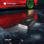 Green Lion 12V Jump Starter packs 12000mAh power, jump-starts up to 20 times, and supports 600–12000A current 4 Modes Inflation

