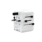 Green Lion 12W Universal Travel Adapter offers multiple ports, 12W output Short Circuit Protection
