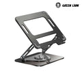 Green Lion 360 Rotatable Laptop Stand durable carbon steel with non-slip silicone pads