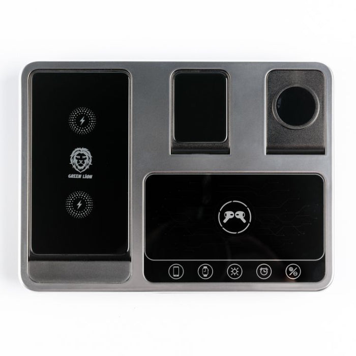 Green Lion 4-in-1 Wireless Charging Station 15W, Innovative Design