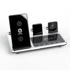 Green Lion 4-in-1 Wireless Charging Station 15W, Innovative Design Digital Clock