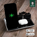 Green Lion 4-in-1 Wireless Charging Station 15W, Innovative Design One Touch Automatic Lift