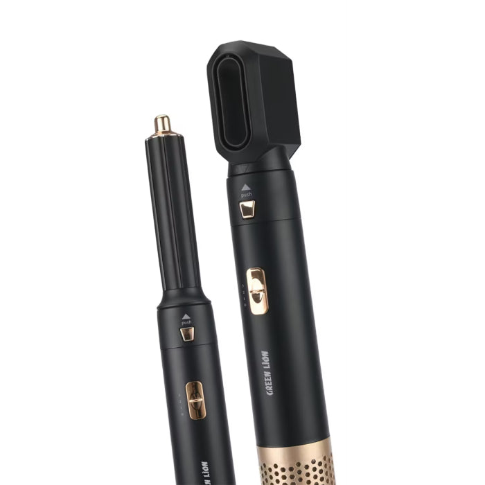 Green Lion 5 in 1 Professional Hair Styler 2 delivers salon-quality styling at home Black