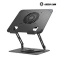 Green Lion Adjustable Laptop Stand With Cooling Fan Homesouq Qatar
