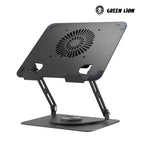 Green Lion Adjustable Laptop Stand With Cooling Fan Homesouq Qatar
