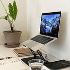 Green Lion Adjustable Laptop Stand With Cooling Fan Metal Material

