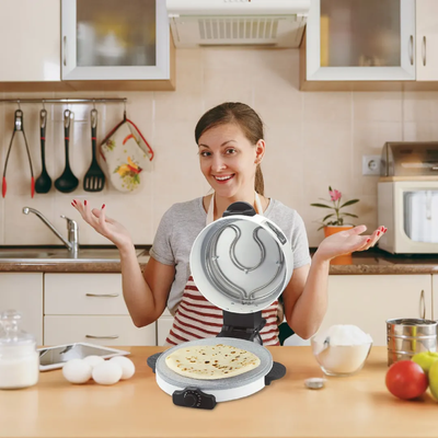 Green Lion Bread Maker with 2100W power, adjustable heat, non-stick plate, silent vent Temperature Control
