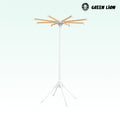 Green Lion Clothes Drying Stand is made of durable bamboo, holds up to 40 clothes