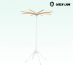 Green Lion Clothes Drying Stand is made of durable bamboo, holds up to 40 clothes