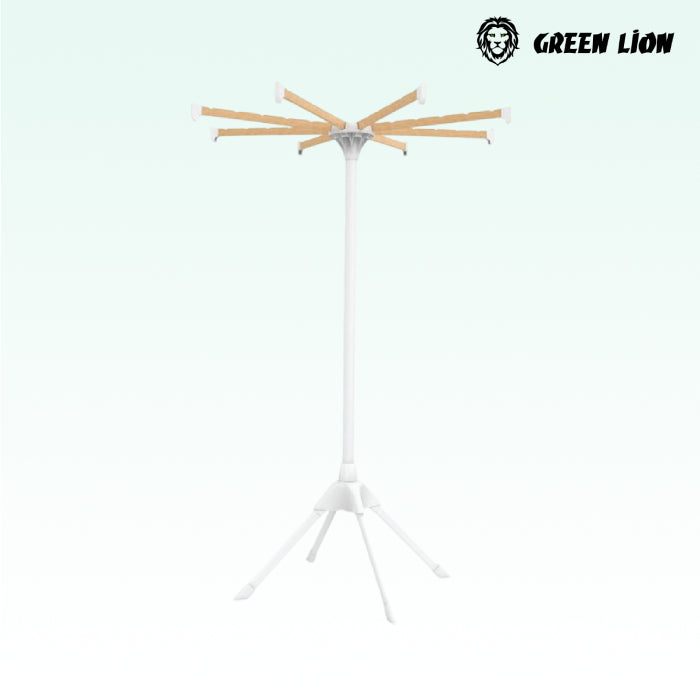Green Lion Clothes Drying Stand is made of durable bamboo, holds up to 40 clothes