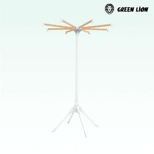Green Lion Clothes Drying Stand is made of durable bamboo, holds up to 40 clothes