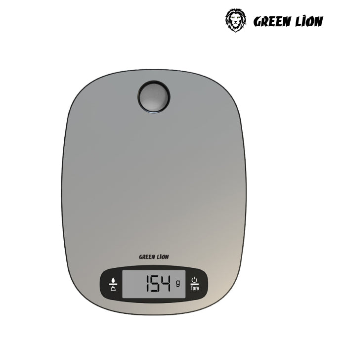 Green Lion Digital Kitchen Scale has a 5 kg capacity, made from ABS and stainless steel