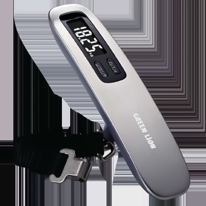 Green Lion Digital Luggage Scale Weighing Scale For Luggage Capable Up To 50 Kg Silver
