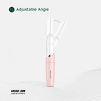 Green Lion Eyebrow Trimmer offers precise, skin-friendly grooming with stainless steel blades Adjustable Angle
