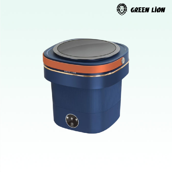 Green Lion Foldable Mini Washing Machine 9L 60W - Blue
