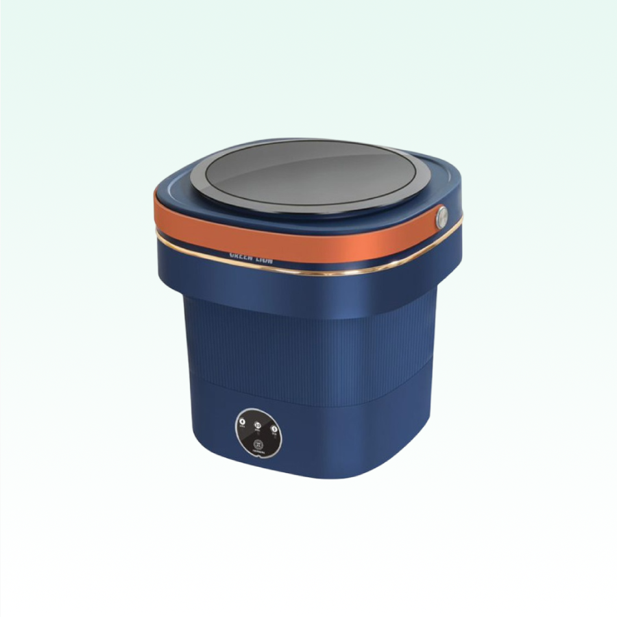 Green Lion Foldable Mini Washing Machine 9L 60W - Blue
