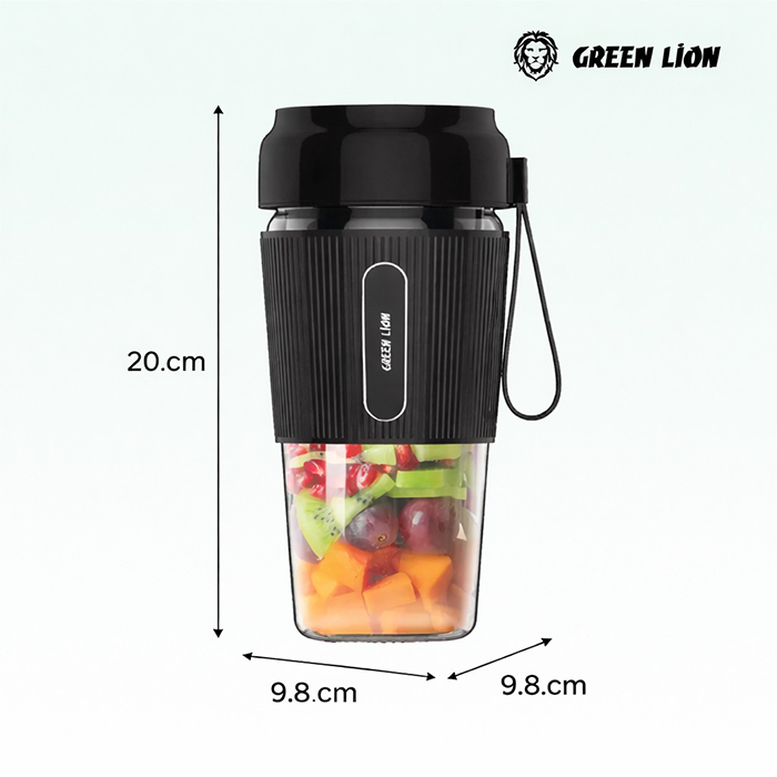 Portable juicer with compact cup design, USB rechargeable juice blender, mini blender for smoothies on the go Qatar