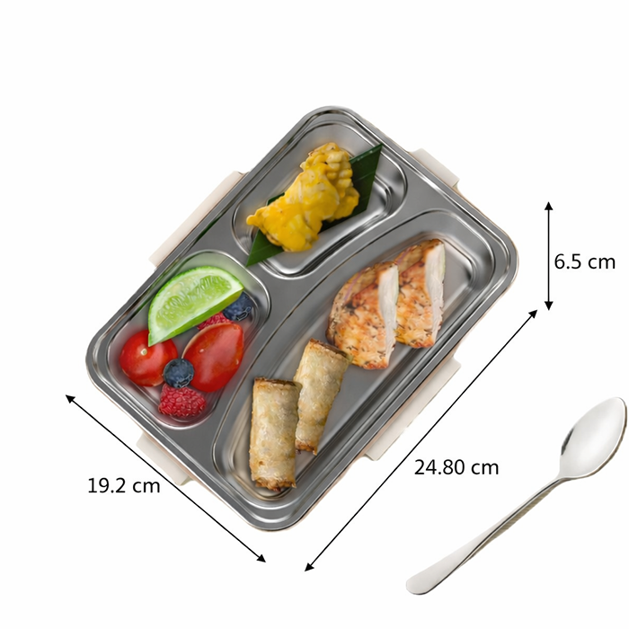 Electric lunch boxes with stainless steel container, compact electric lunch box food heater for warming meals on the go Qatar