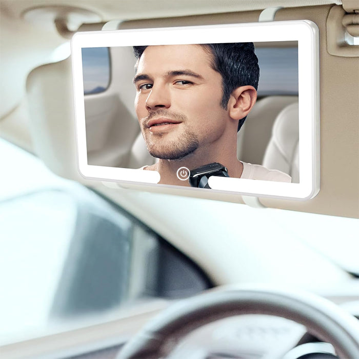 Green Lion GMR-48 Car Makeup Mirror is your ideal beauty companion on the go Durable