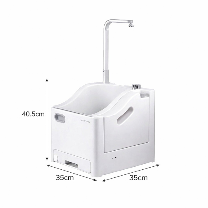 Automatic wudu machine, portable wudu unit with hands-free taps, wudu machine ablution basin for easy cleansing Qatar