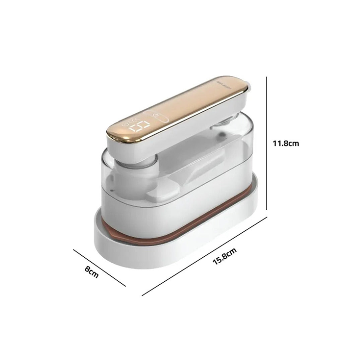 Compact steam iron steamer with small steam output, lightweight handheld iron for quick wrinkle removal Qatar