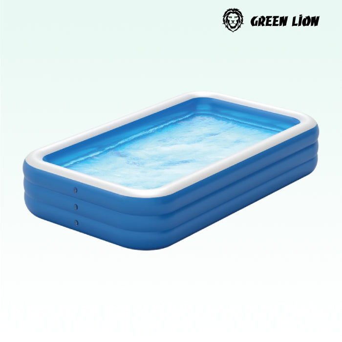 Green Lion Inflatable Small Swimming Pool - Blue
