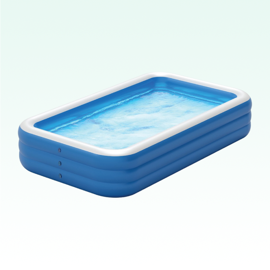 Green Lion Inflatable Small Swimming Pool - Blue
