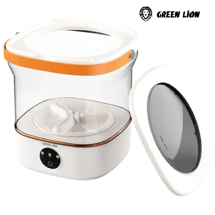 Green Lion Portable 12L Washing Machine is a compact, 36W unit ideal for small spaces White