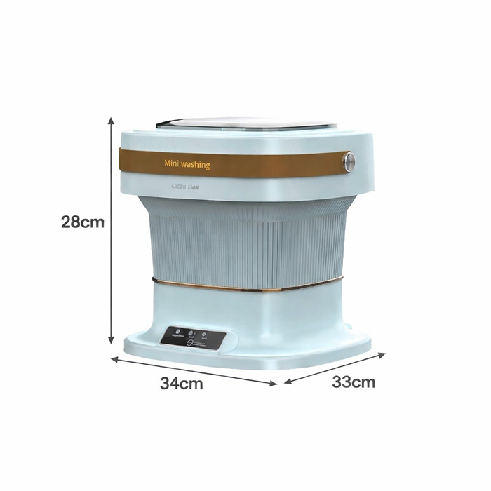 Portable washing machine, mini portable washing machine for small loads, foldable design for travel and apartments Qatar