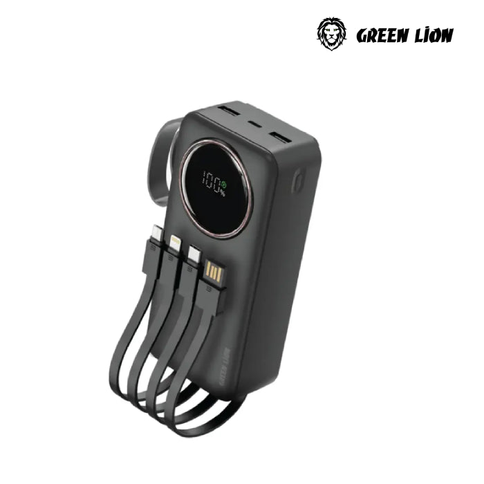 Green Lion Power Pulse 30000mAh Power Bank, PD 22.5W, Portable