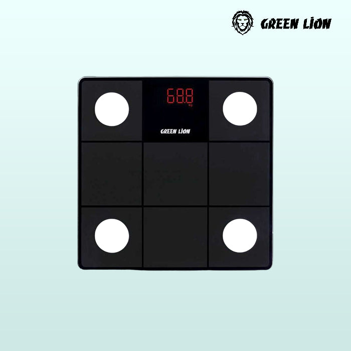 Green Lion Smart Body Scale Simple Fashionable Pattern 24 Modes