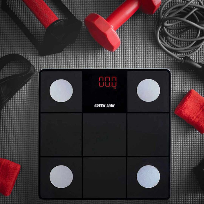 Green Lion Smart Body Scale Simple Fashionable Pattern 24 Modes Bluetooth Wireless Data 