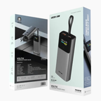Green Lion Voltix 10000mAh Power Bank offers fast PD20W and 22.5W charging in a slim design Grey