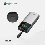 Green Lion Voltix 10000mAh Power Bank offers fast PD20W and 22.5W charging in a slim design Type c port