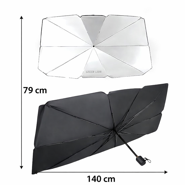 ar windshield umbrella used as a car windshield sun shade umbrella, foldable car windshield umbrella blocking heat Qatar