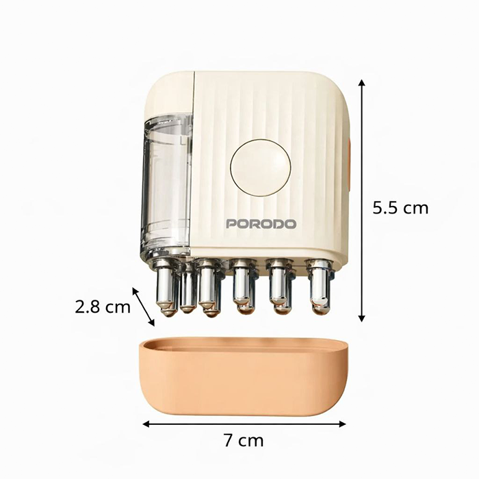 Hair oil applicator with hair and scalp massager, oil hair applicator for smooth application and head scalp massager Qatar