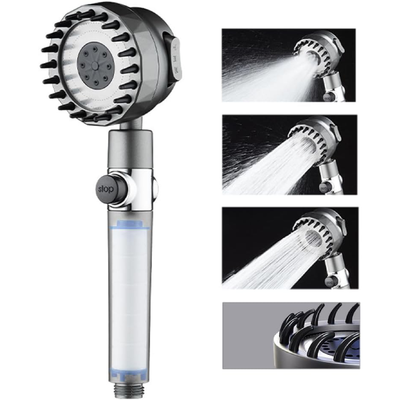 Hand Shower for Bathroom With Filter, High Pressure 3 Gear Spray