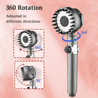 Hand Shower for Bathroom With Filter, High Pressure 3 Gear Spray 360 Rotation