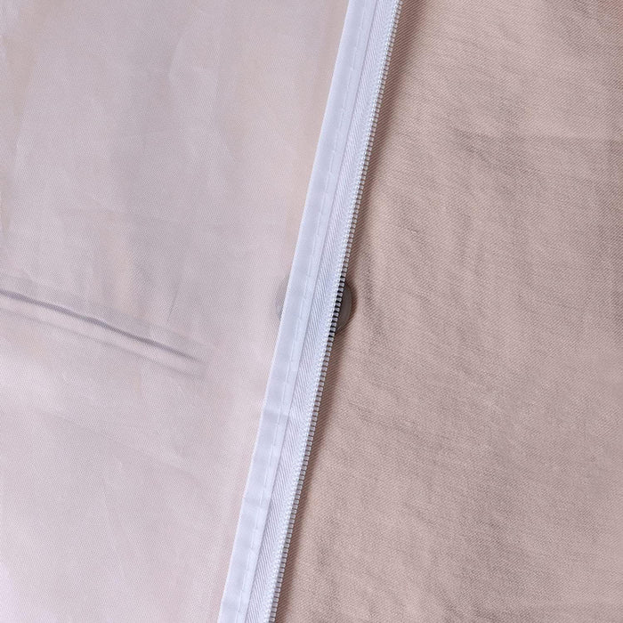 Hanging Clothes Bag Hanging Garment Bags Clear Suit Bag with Full Zipper durable zipper