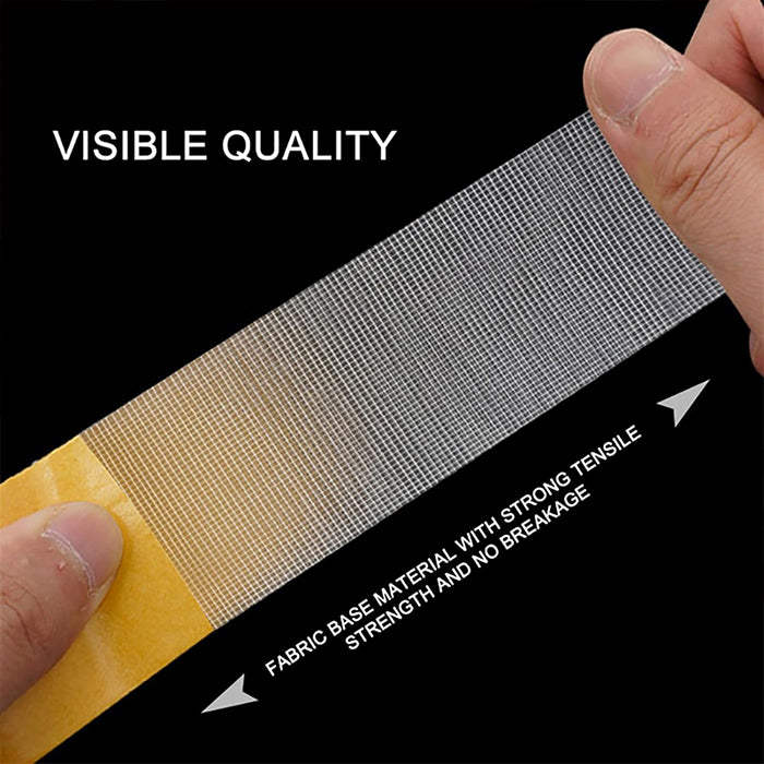 Double Sided Self Adhesive Fiberglass Cloth Strong Tape visible quality