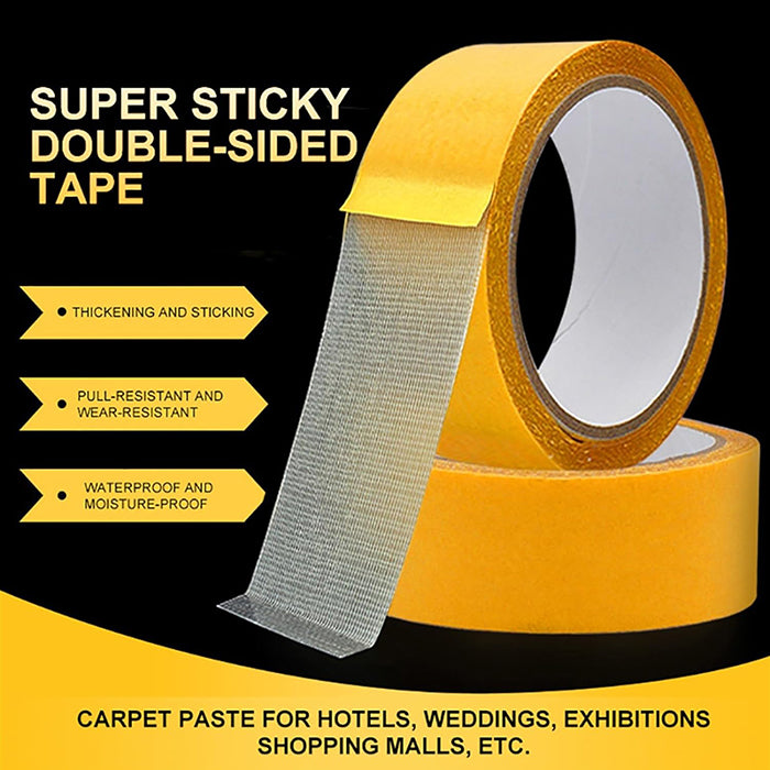 Double Sided Self Adhesive Fiberglass Cloth Strong Tape