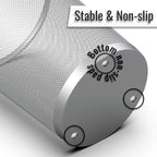 Strong metal wire mesh construction of round waste bin for long life Qatar